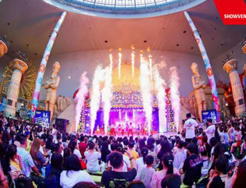 Samba time! Romon U-Park turns into a big fiesta with SHOWVEN special effects!